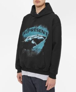 Alternative view of Represent Shark Hoodie