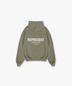 Alternative view of Represent Owners Club Hoodie – Olive
