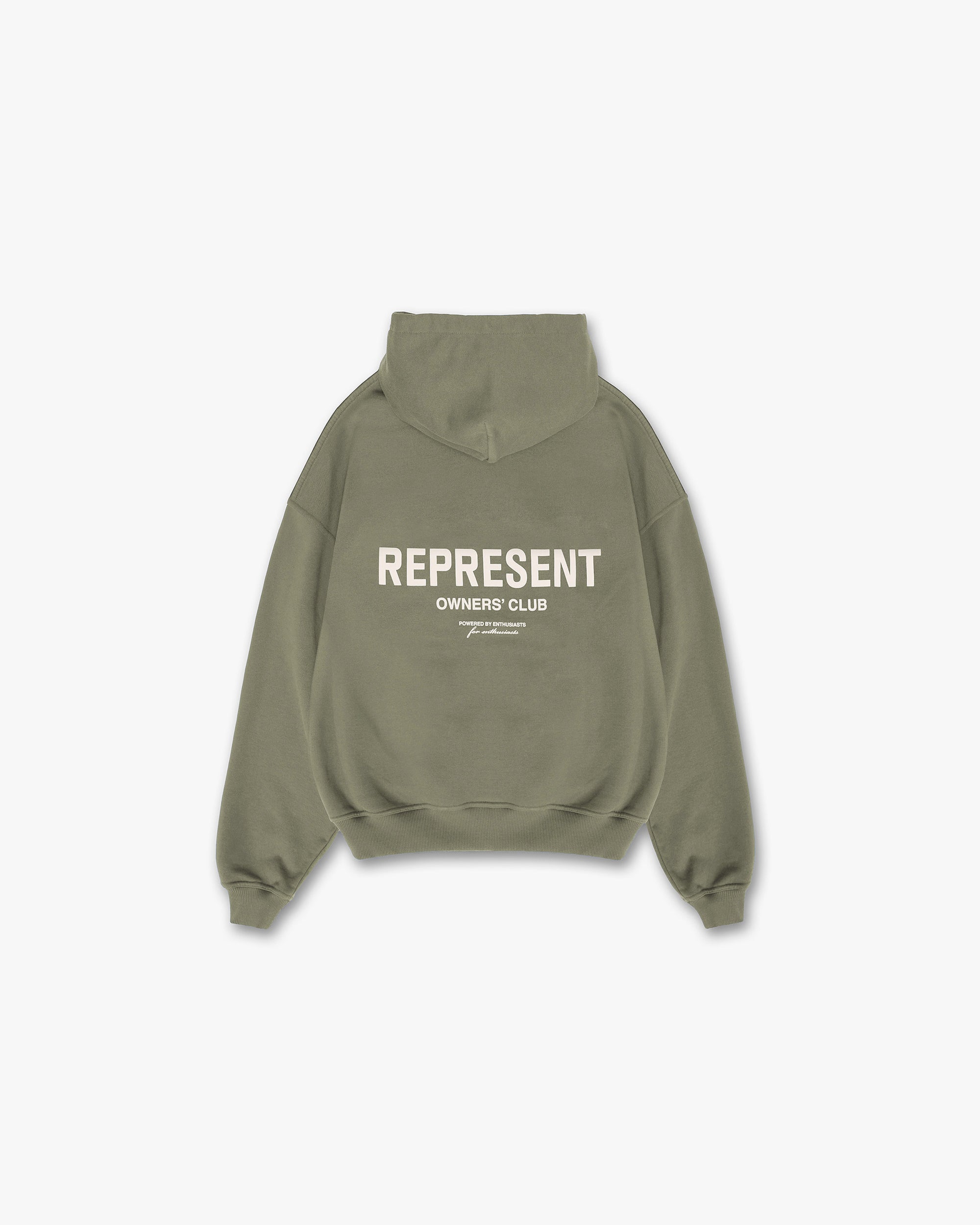 Represent Owners Club Hoodie – Olive - Image 2