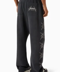 Alternative view of Represent X Metallica Local Crew Black Sweatpant