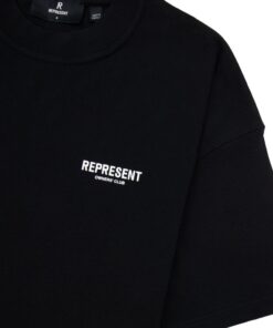 Alternative view of Represent Owners Club Black T-Shirt